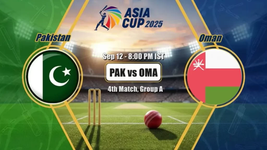 PAK vs OMN Head-to-Head Record & Stats in T20Is | Asia Cup 2025