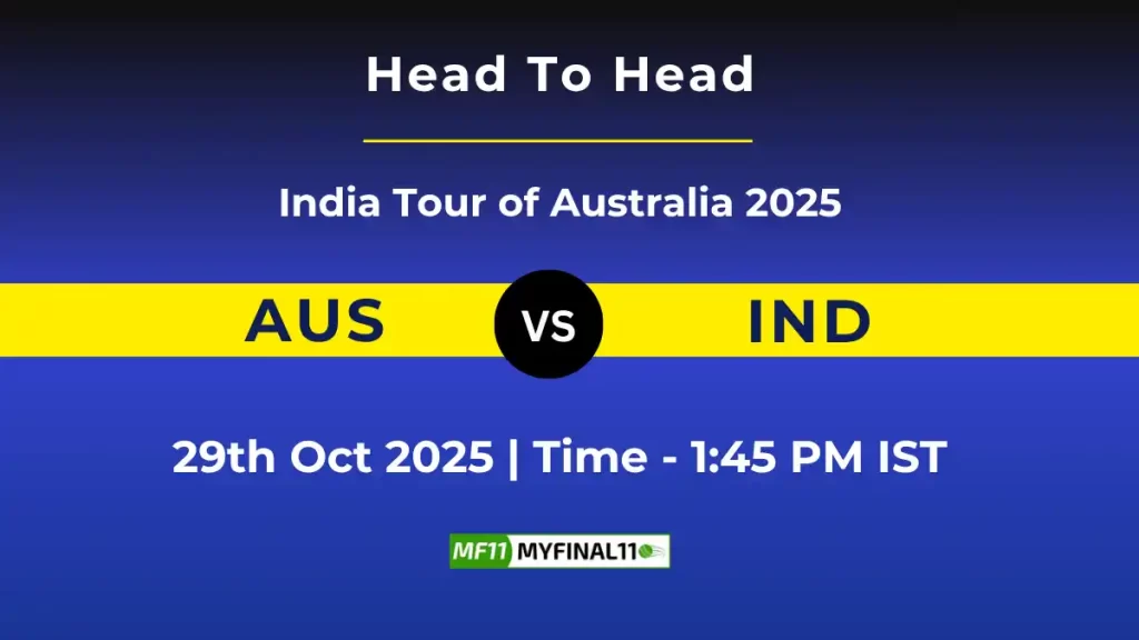 AUS vs IND T20I: Player Battle & Head to Head Team Stats – India vs Australia 2025