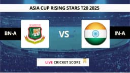 BAN-A vs IND-A Live Cricket Score: Scorecard, Ball by Ball Update- 1st Semi-Final, ACC Mens Asia Cup Rising Stars 2025