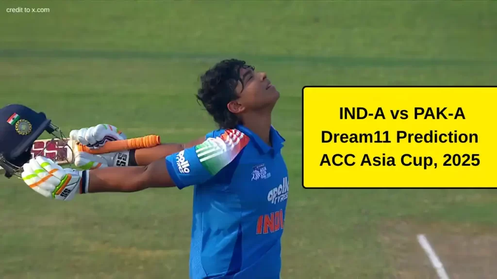 IND-A vs PAK-A Dream11 Prediction ACC Asia Cup, West End Park, Doha, Nov 16, 2025 – Fantasy Tips, Playing11 & Pitch report
