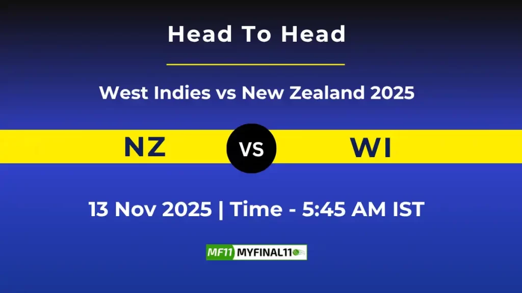 NZ vs WI 5th T20I: Player Battle, Statistics and Team Stats – West Indies vs New Zealand 2025