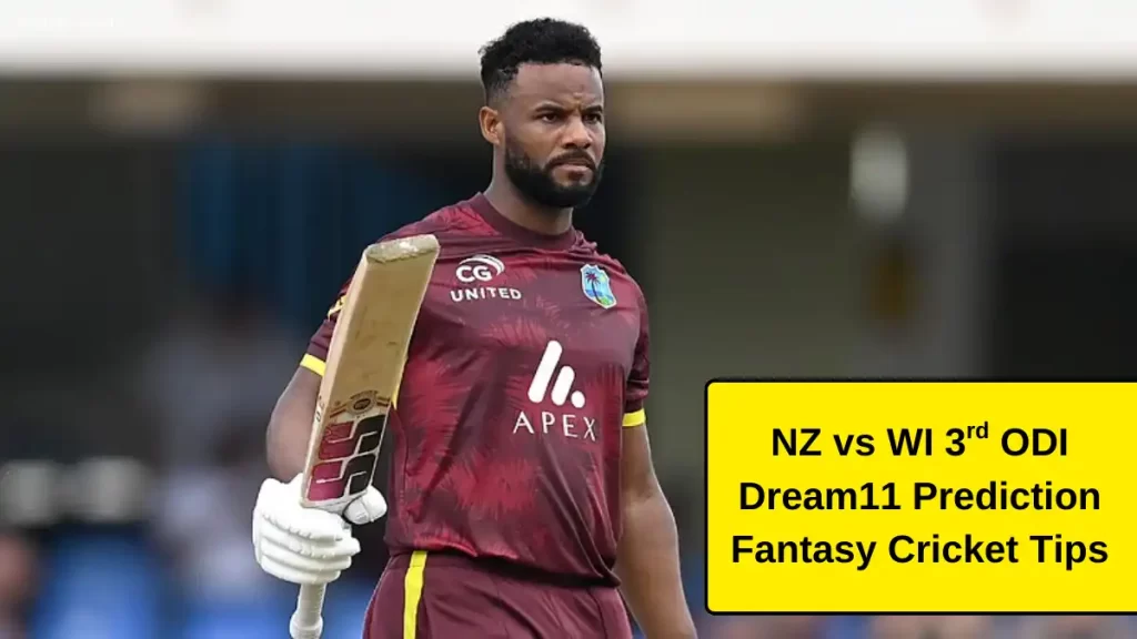 NZ vs WI Dream11 Prediction, 3rd ODI, Seddon Park, Nov 22, 2025 – Fantasy Tips, Playing11 & Pitch Report