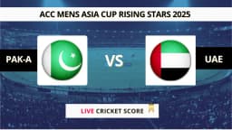 PAK-A vs UAE Live Cricket Score: Scorecard, Ball by Ball Commentary – Match 9, ACC Mens Asia Cup Rising Stars 2025
