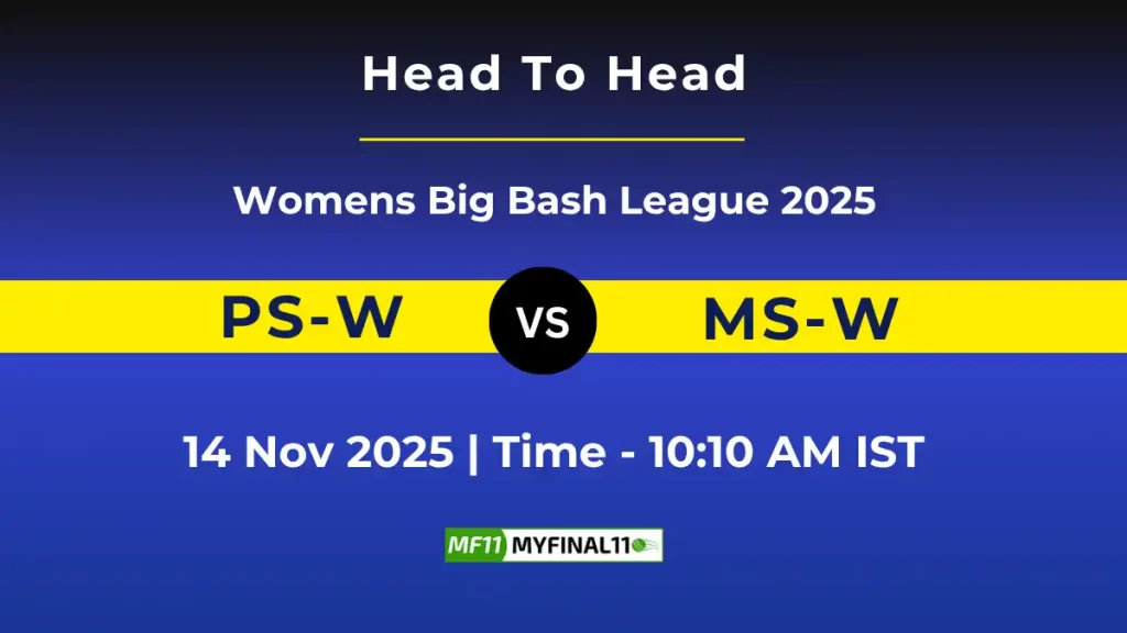 PS-W vs MS-W Player Battle, Statistics and Team Stats – WBBL 2025