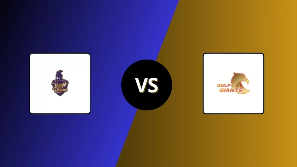 ADKR vs GG Player Battle & Head to Head Team Stats – International League T20 2025