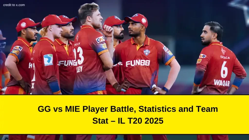 DCP vs ADKR Player Battle, Statistics and Team Stat – IL T20 2025