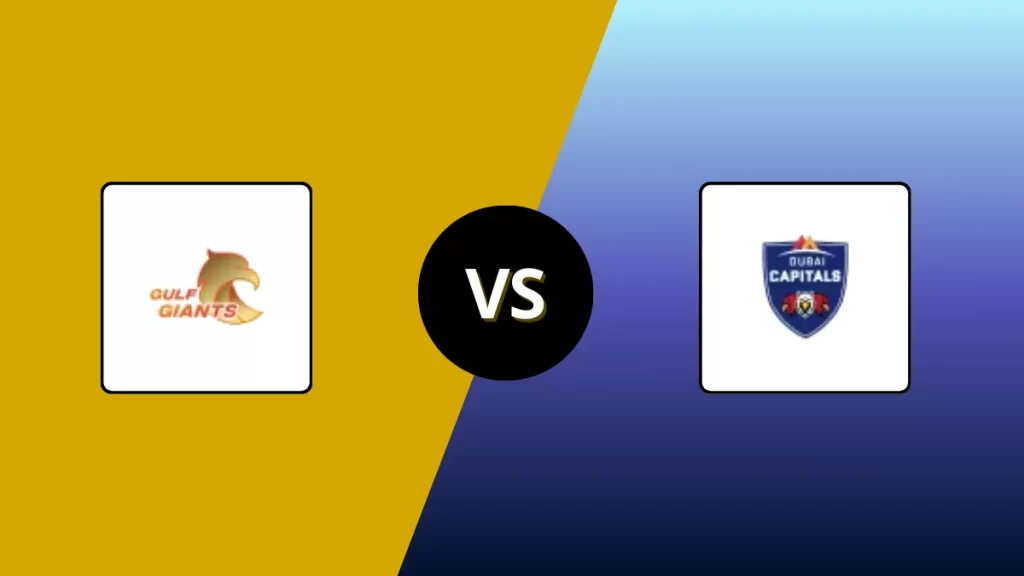 GG vs DCP Player Battle & Head to Head Team Stats – International League T20 2025