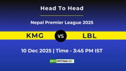 KMG vs LBL Player Battle, Statistics and Team Stats – Nepal Premier League 2025