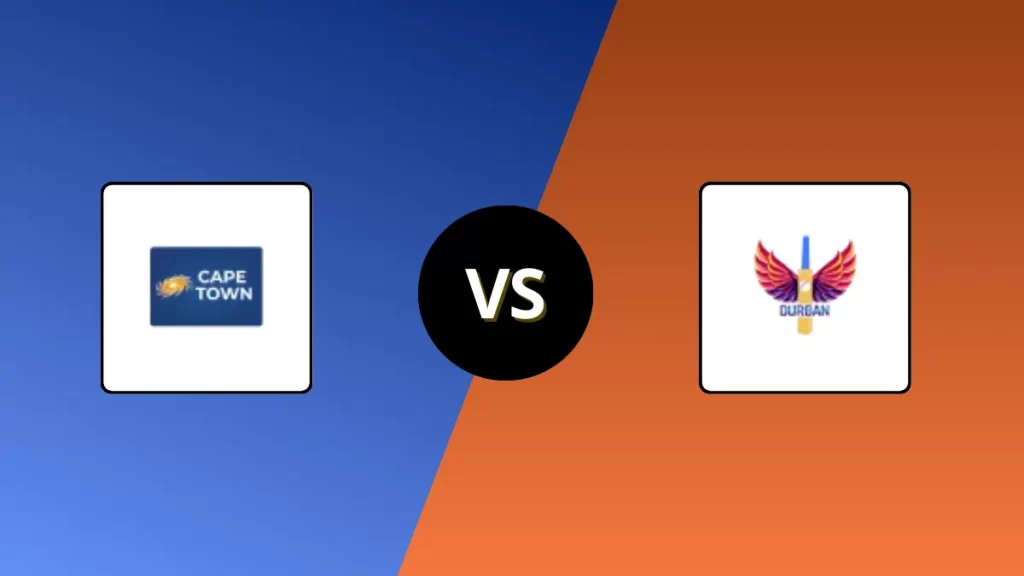 MICT vs DSG Player Battle & Head to Head Team Stats – SA20 2025