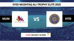 MUM vs HYD Live Score: Scorecard, Ball by Ball Commentary – Syed Mushtaq Ali Trophy Elite 2025