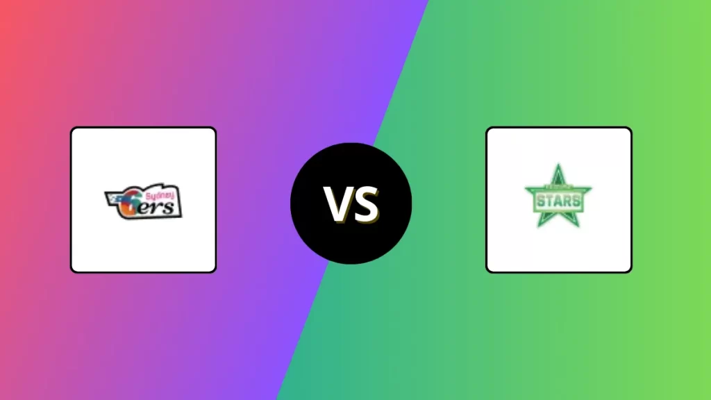 SIX vs STA Player Battle & Head to Head Team Stats – Big Bash League 2025