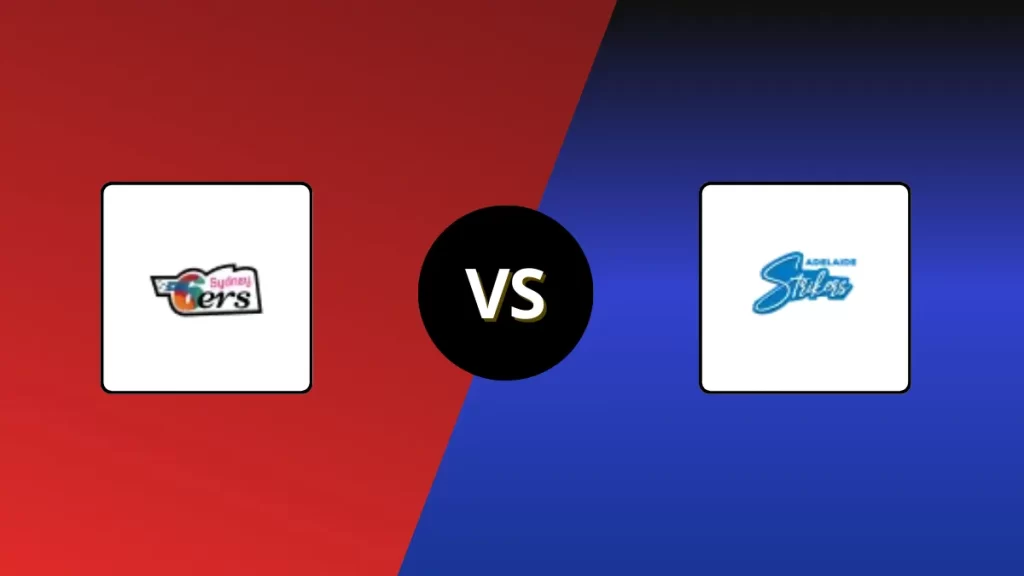 SIX vs STR Player Battle & Head to Head Team Stats – Big Bash League 2025