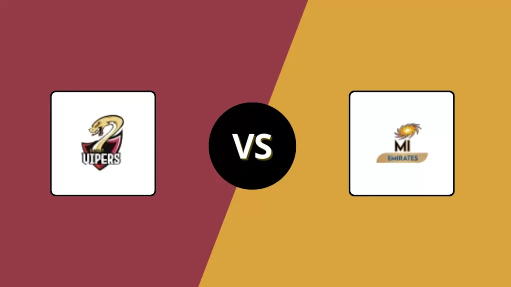 DV vs MIE Head to Head, Player Battles & Team Stats | Desert Vipers vs MI Emirates 2025