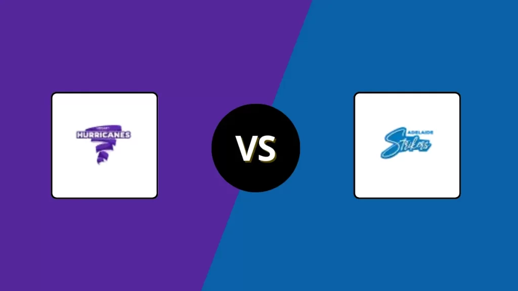 HUR vs STR Head to Head, Player Battles & Team Stats | Hobart Hurricanes vs Adelaide Strikers 2025