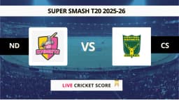 ND vs CS Live Score, Scorecard, Ball by Ball Match Updates – 24th Match, Super Smash 2025