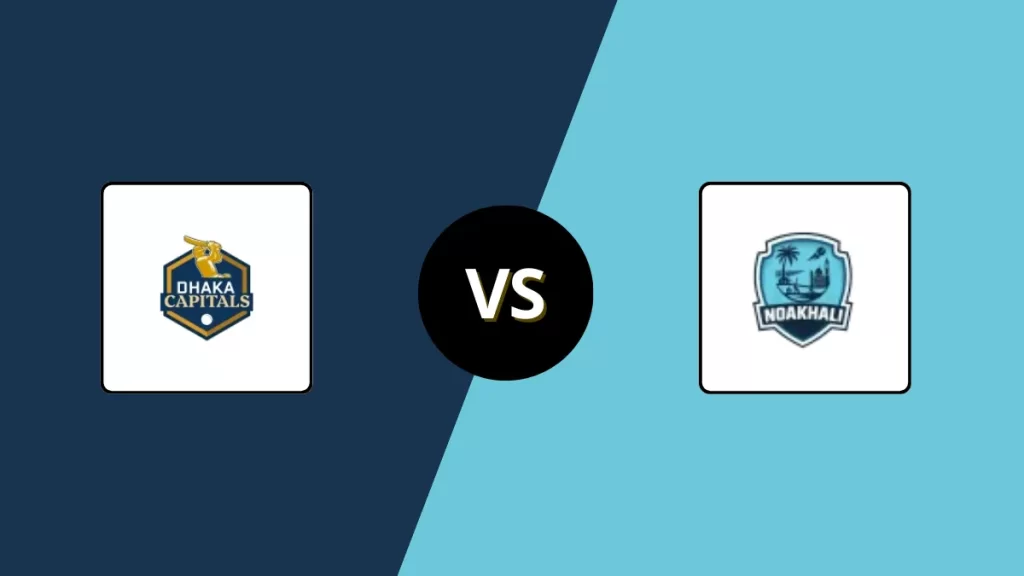 NE vs DC Head to Head, Player Battles & Team Stats | Noakhali Express vs Dhaka Capitals 2025