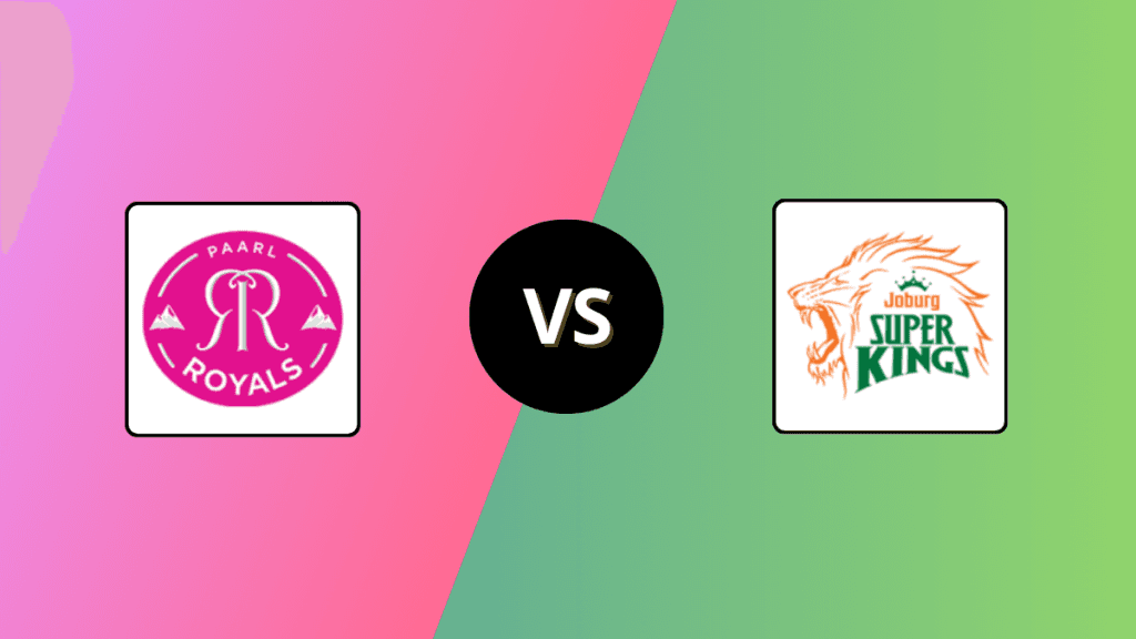 PR vs JSK Head to Head, Player Battles & Team Stats | Paarl Royals vs Joburg Super Kings 2025