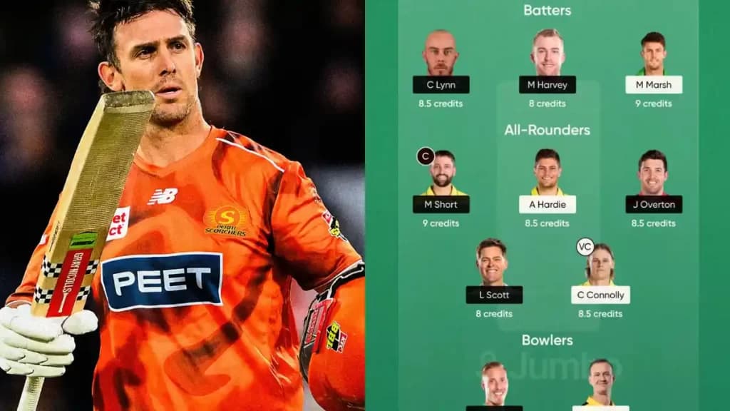 SCO vs STR Dream11 Prediction (BBL|15), in Perth, January 4, 2026 – Fantasy Tips, Playing11, Pitch Report