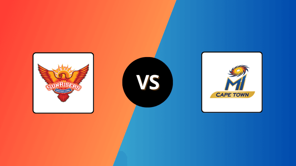 SEC vs MICT Head to Head, Player Battles & Team Stats | Sunrisers Eastern Cape vs MI Cape Town 2025
