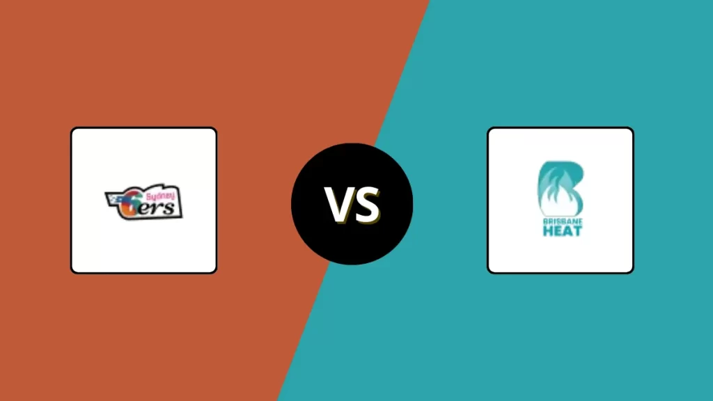 SIX vs HEA Head to Head, Player Battles & Team Stats | Sydney Sixers vs Brisbane Heat 2025
