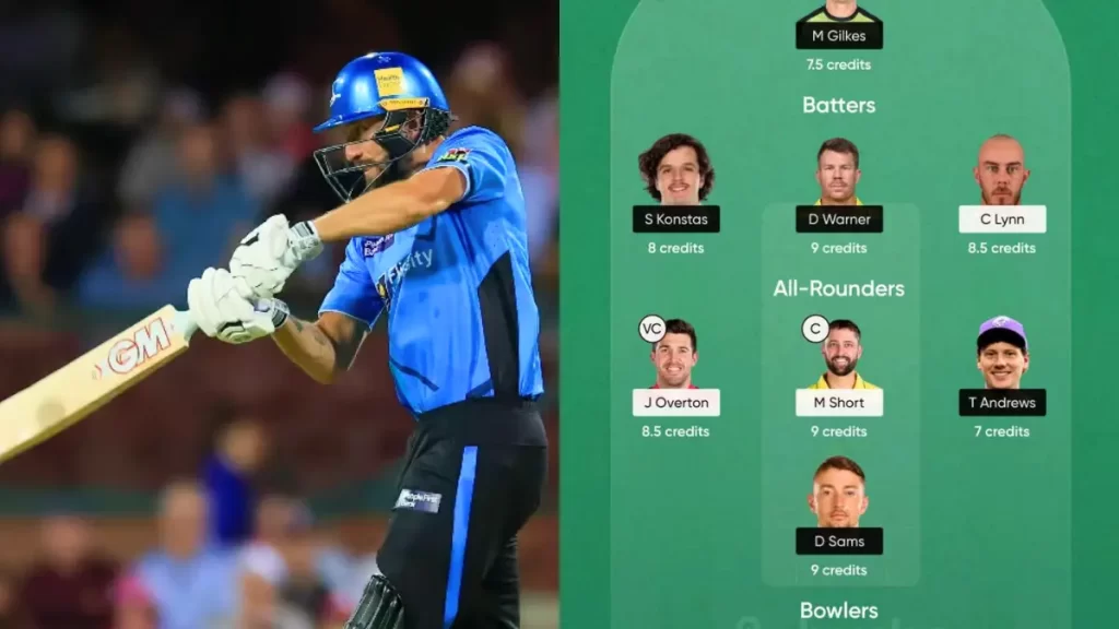 STR vs THU Dream11 Prediction (BBL, Match 25), in Adelaide, January 6, 2026 – Fantasy Tips, Playing11, Pitch Report