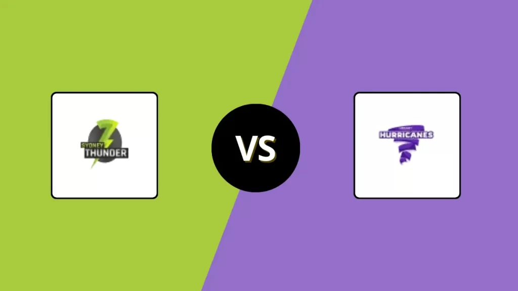 THU vs HUR Head to Head, Player Battles & Team Stats | Sydney Thunder vs Hobart Hurricanes 2025