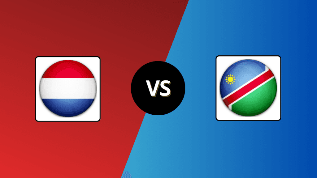NED vs NAM Head to Head, Player Battles & Team Stats | Netherlands vs Namibia 2026