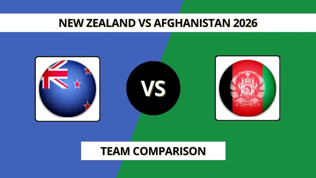 New Zealand vs Afghanistan Cricket Team Comparison in T20I, Head to Head Records, Highlights T20 World Cup 2026