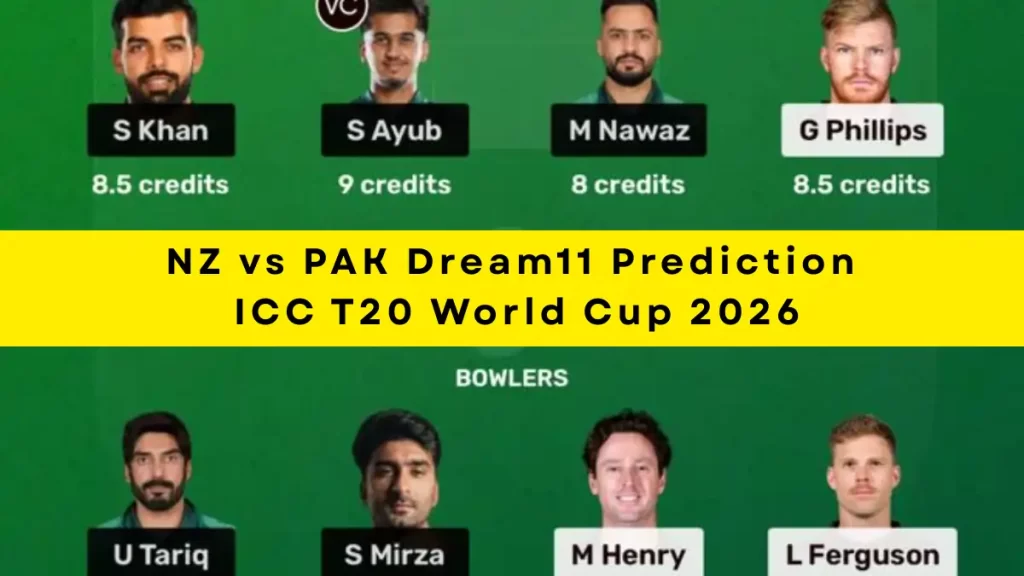 NZ vs PAK Dream11 Prediction, Pitch Report and Match Preview (T20 World Cup 2026 | Super 8), in Colombo, Feb 21