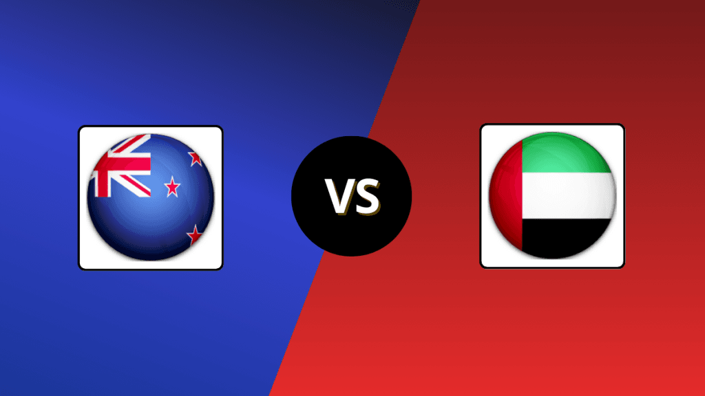 NZ vs UAE Head to Head, Player Battles & Team Stats | New Zealand vs United Arab Emirates 2026