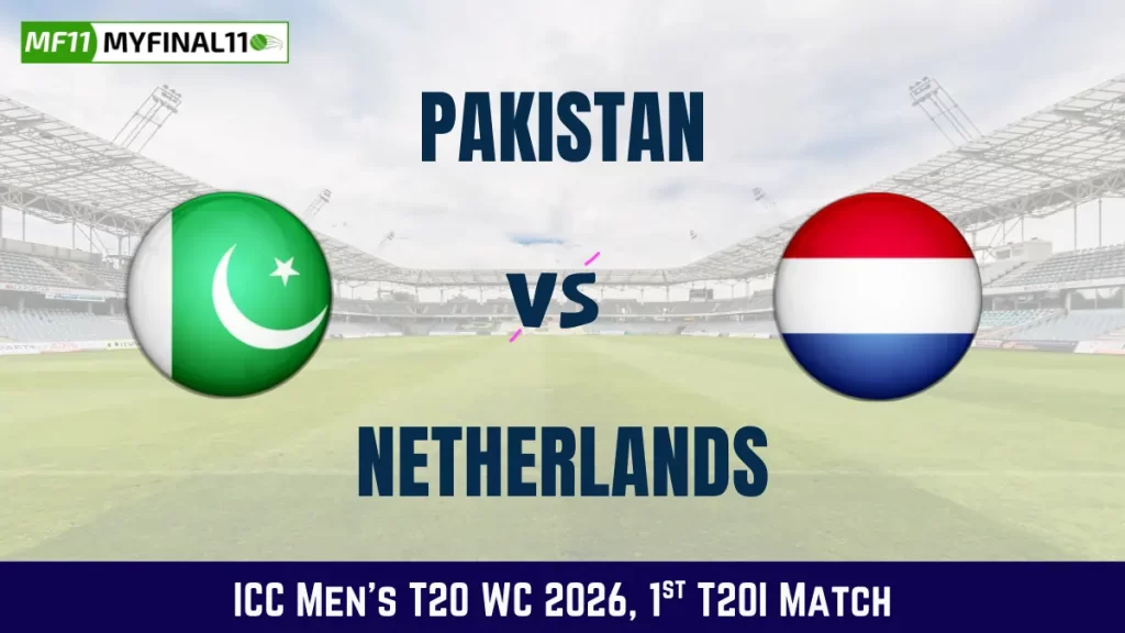 PAK vs NED Dream11 Prediction (1st Match, Group A), in Colombo, Feb 7, 2026 – Fantasy Tips, Playing11, Pitch Report