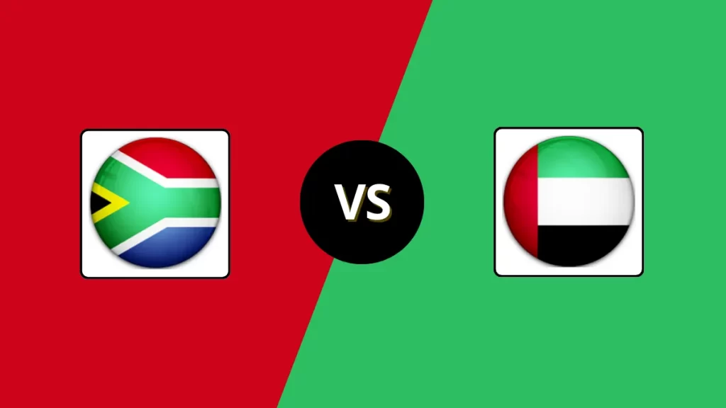 SA vs UAE Head to Head, Player Battles & Team Stats | South Africa vs United Arab Emirates 2026