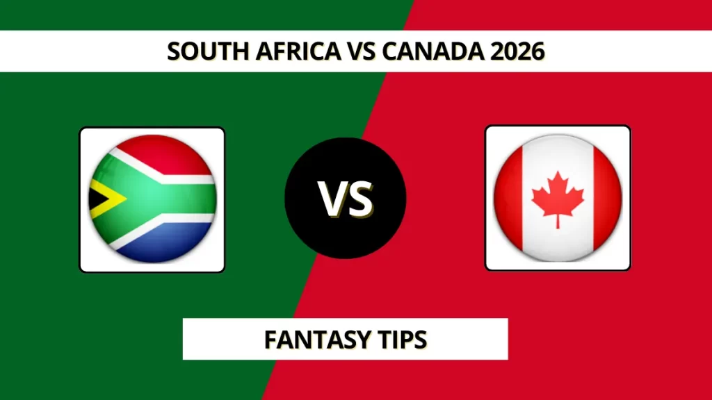SA vs CAN Dream11 Prediction (9th Match, T20 World Cup 2026), in Ahmedabad, Feb 9, 2026 – Fantasy Tips, Playing11, Pitch Report