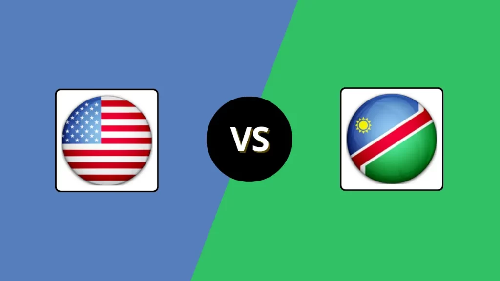 USA vs NAM Head to Head, Player Battles & Team Stats | United States of America vs Namibia 2026