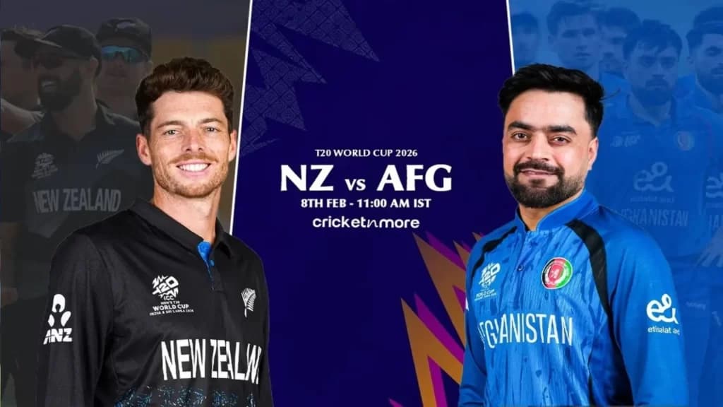 NZ vs AFG Match Prediction, 4th Match, Group D – Who Will Win? Top Batter and Top Bowler Picks | T20 World Cup 2026