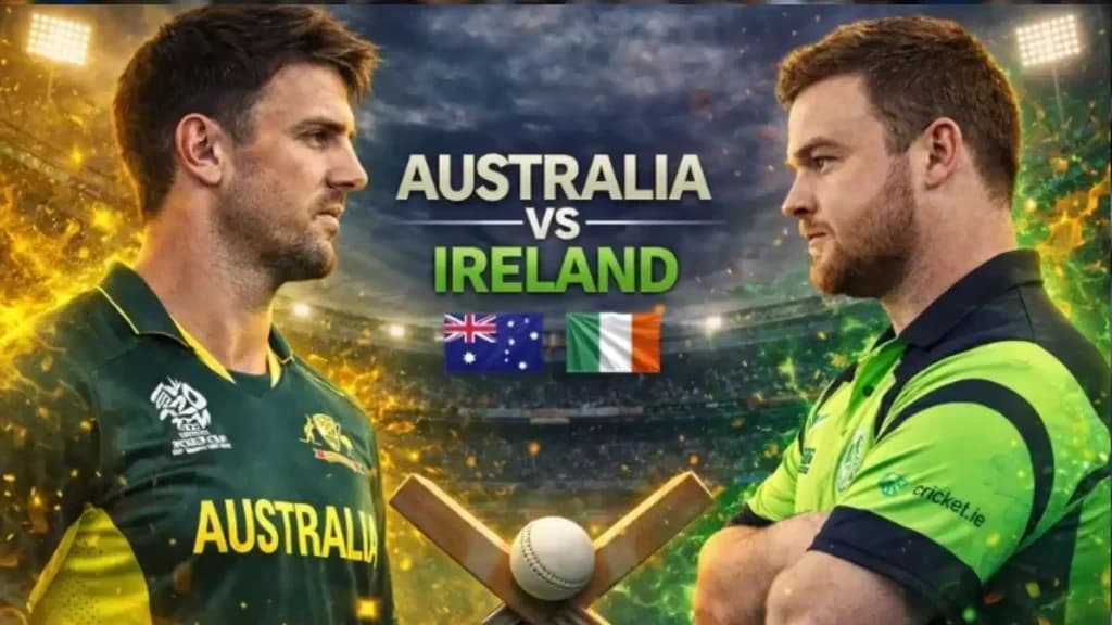 AUS vs IRE Match Prediction, 14th Match, Group B – Who Will Win? Top Batter and Top Bowler Picks | T20 World Cup 2026