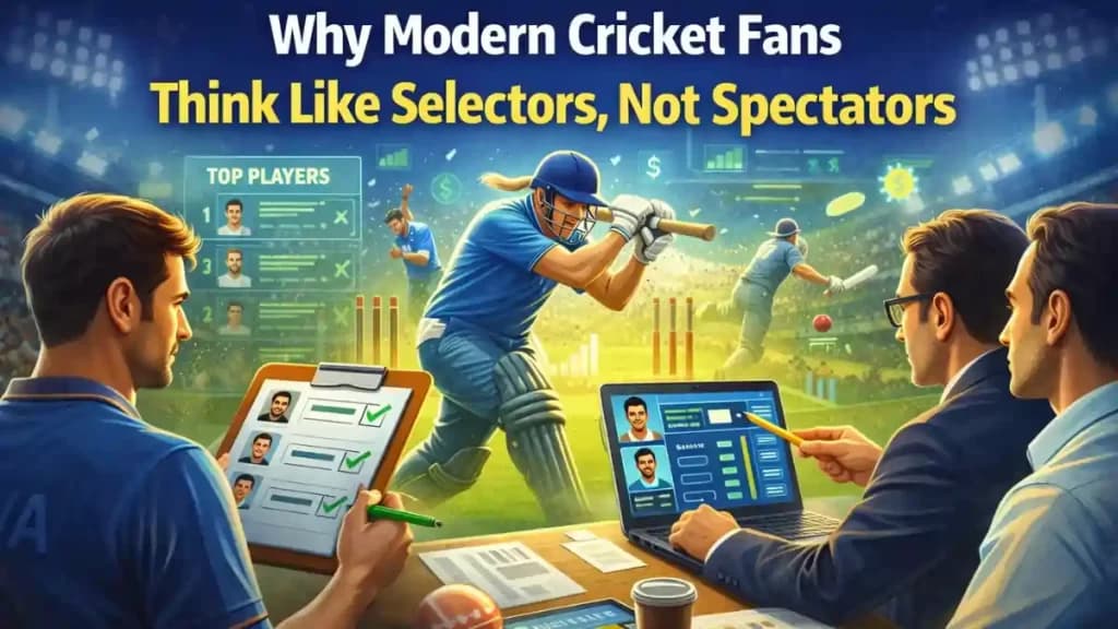 Why Modern Cricket Fans Think Like Selectors, Not Spectators