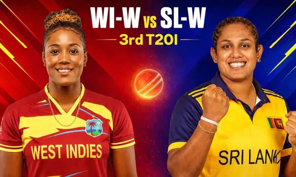 WI-W vs SL-W Match Prediction, 3rd T20I, – Who Will Win? Top Batter and Top Bowler Picks | Sri Lanka Women Tour of West Indies 2026