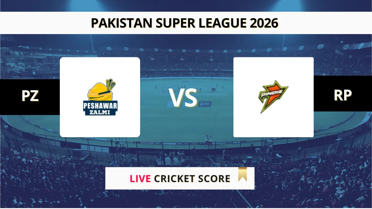 PZ vs RP Live Score, Scorecard, Ball by Ball Match Updates – Match 3, Pakistan Super League 2026