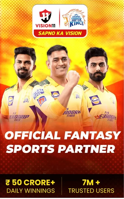 Vision11 Official Patner CSK