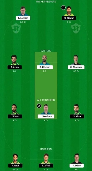 PAK vs NZ Dream11 Prediction