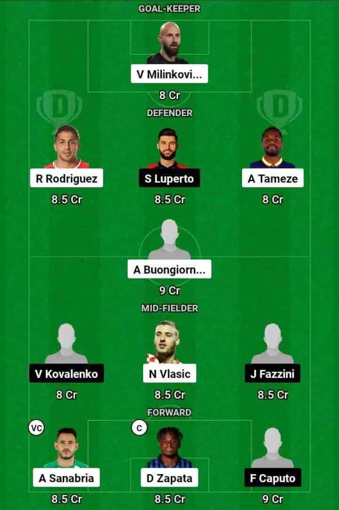 TOR vs EMP Dream11 Prediction Today Football Match.