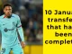 10 January transfers that have been completed
