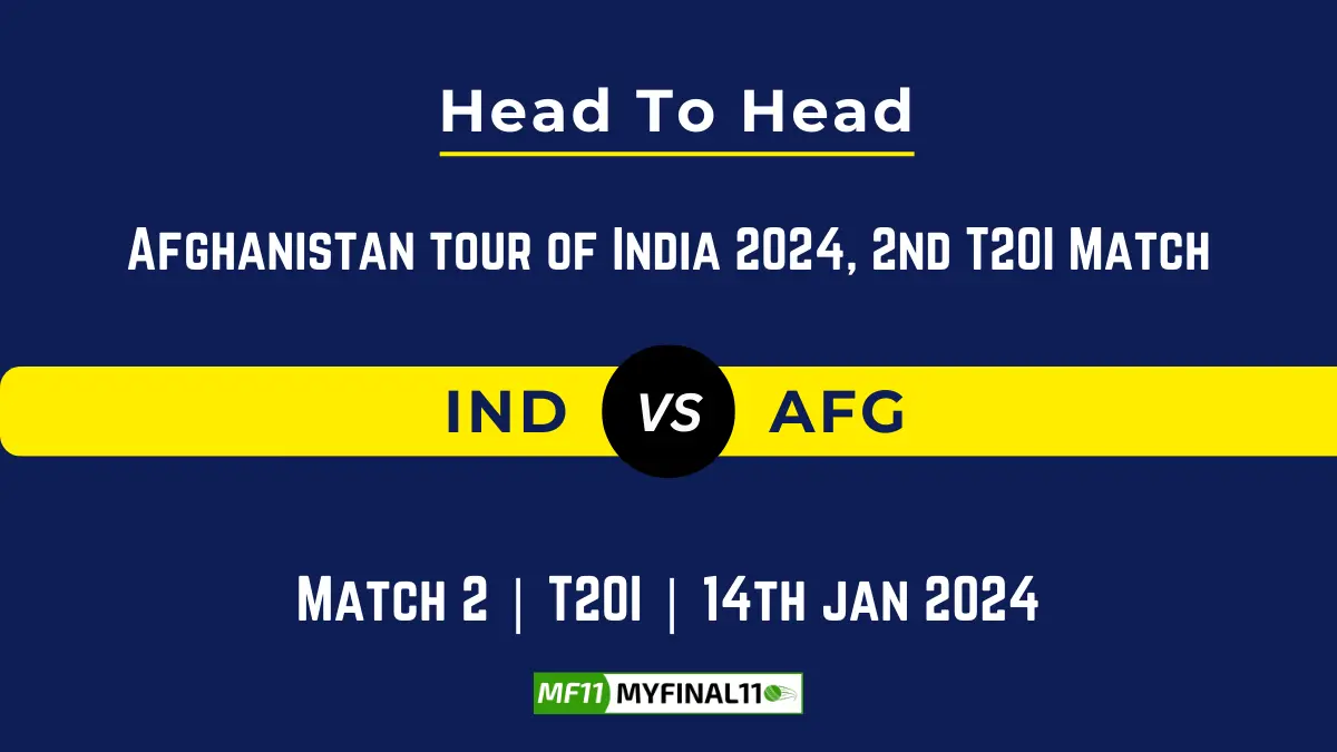 IND vs AFG Head to Head, IND vs AFG player records, IND vs AFG player Battle, and IND vs AFG Player Stats, IND vs AFG Top Batsmen & Top Bowlers records for the Upcoming Afghanistan tour of India 2024, 2nd T20I Match, which will see India taking on Afghanistan. In this article, we will check out the player statistics, Furthermore, Top batsmen and top bowlers, player records, and player records including their head-to-head records