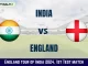 IND vs ENG Dream11 Prediction