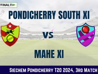 PSXI vs MXI Dream11 Prediction & imp; Player Stats of Todays 3rd Match of Siechem Pondicherry T20 Between Pondicherry South XI vs Mahe XI [2d Jan 2024]