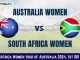 AU-W vs SA-W Dream11 Prediction