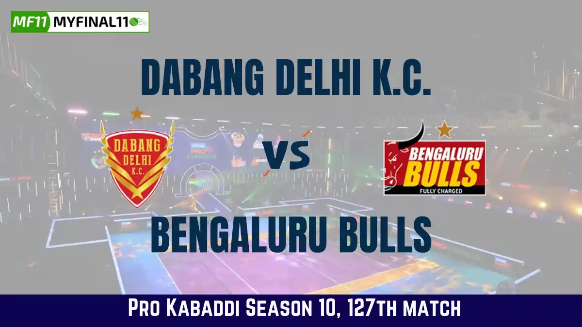DEL vs BLR Dream11 Prediction Today Kabaddi Match, Dabang Delhi K.C. vs Bengaluru Bulls Today's Kabaddi Matches Prediction, Probable Starting 7