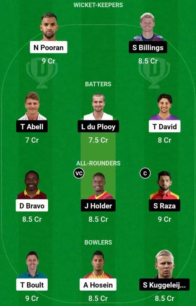 EMI vs DUB Dream11 Prediction