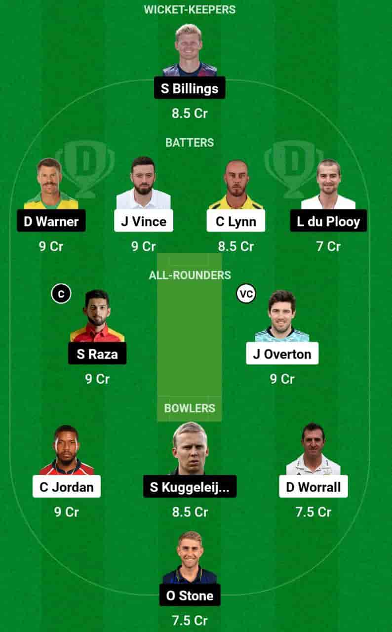 GUL vs DUB Dream11 Prediction 